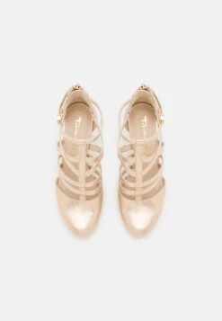 Tamaris Plateaupumps - Light Gold Glam -Mode Schoenenwinkel 01026c6161c54f438d0b29f8d043c5e6