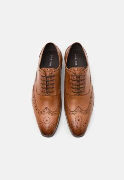 Pier One Leather - Veterschoenen - Cognac -Mode Schoenenwinkel 15f1d142a8814a208bbc0e7f2bb30aed