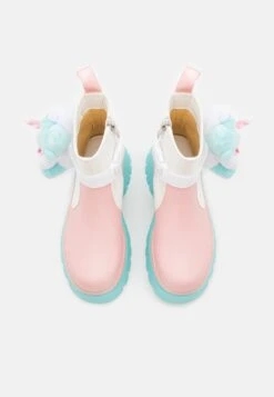 KOI FOOTWEAR Melanie Martinez Sweet Teddy Bear Platform Boots - Korte Laarzen - Blue/Pink/White -Mode Schoenenwinkel 306889d4318e47c3abcf04060b3004bb