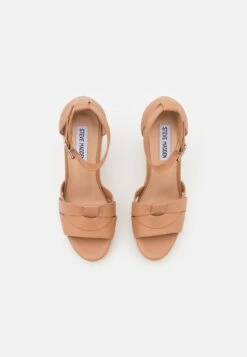 Steve Madden Sivian - Sandalen Met Hoge Hak - Camel -Mode Schoenenwinkel 38b310d23cf3435487d59e7305c820a0