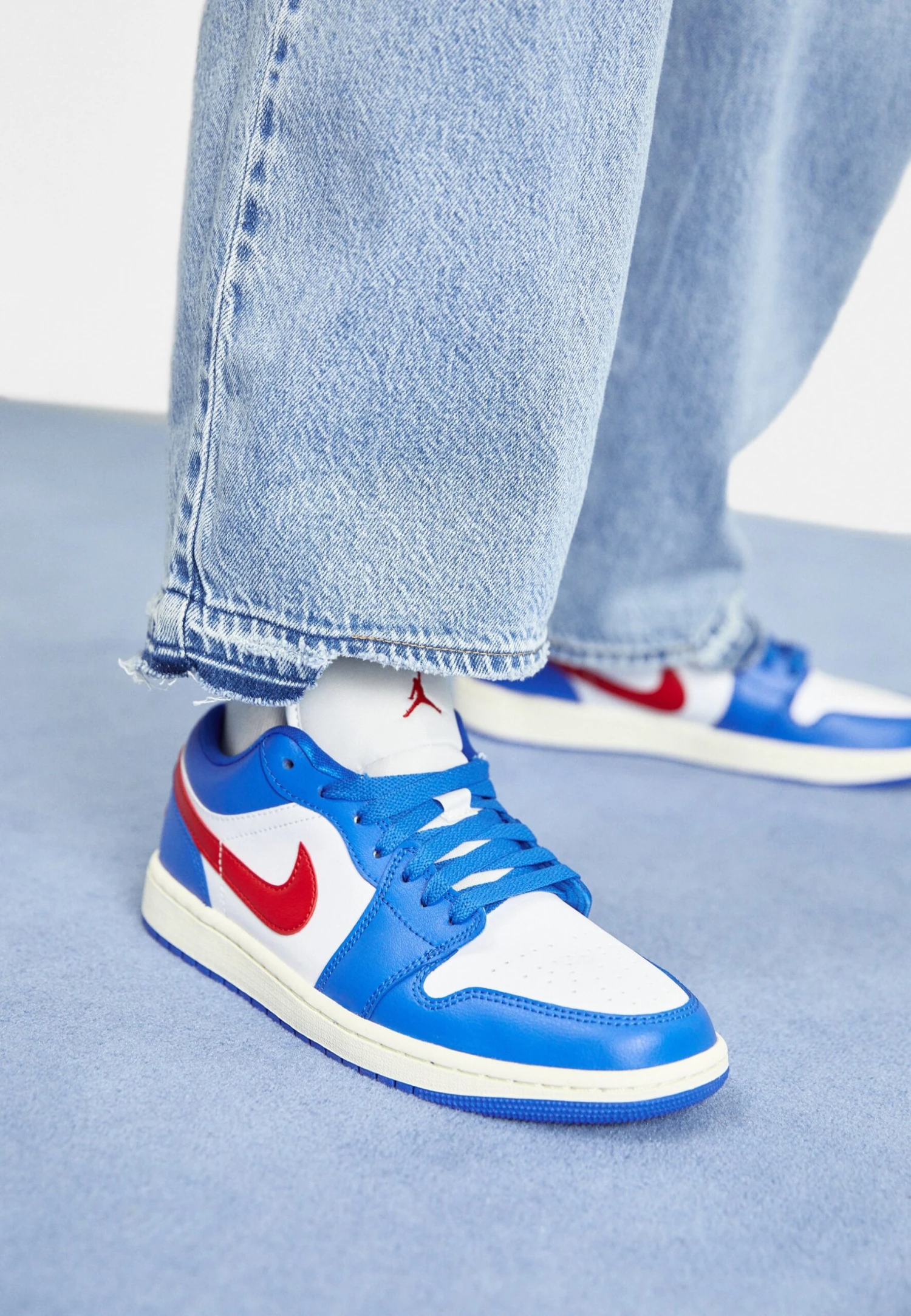 Air Jordan 1- Sneakers Laag - Sport Blue/Gym Red/White/Sail 2 Air Jordan 1- Sneakers Laag - Sport Blue/Gym Red/White/Sail - Afbeelding 2