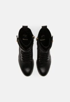Tamaris Veterboots - Black/Gold 12 Tamaris Veterboots - Black/Gold -Mode Schoenenwinkel 3f02e1fe61394065b985e72f5e9e2b87