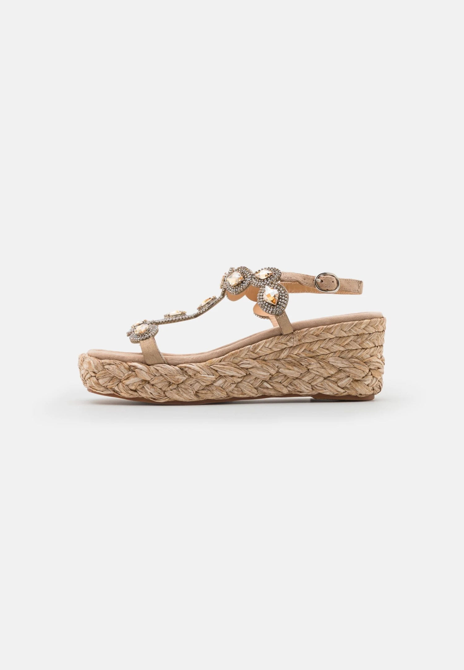 Alma En Pena Sandalen Met Sleehak - Beige 2 Alma En Pena Sandalen Met Sleehak - Beige - Afbeelding 2