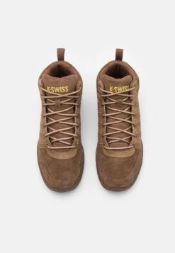 K-Swiss VistaWnt - Sneakers Hoog - Bison -Mode Schoenenwinkel 6b4a1371543f488a91b108cec137d272