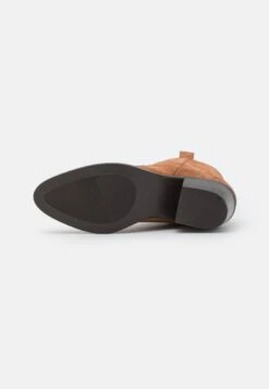 Anna Field Leather - Cowboy-/Bikerlaarsjes - Cognac -Mode Schoenenwinkel 6ede700989304c5daa8045ce0bab9513