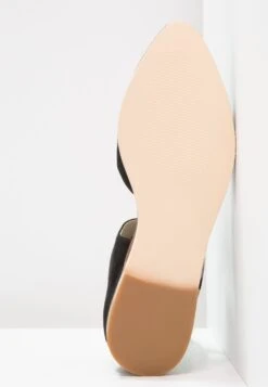 Anna Field Leather - Ballerina'S Met Enkelbandjes - Black -Mode Schoenenwinkel 7015ee8befd64b60b9ebe91daa333492