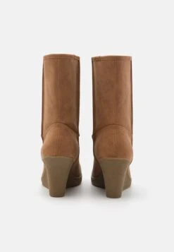 Anna Field Winter Boot - Enkellaarsjes Met Sleehak - Cognac -Mode Schoenenwinkel 7996478d26b54973a4236206968037b1