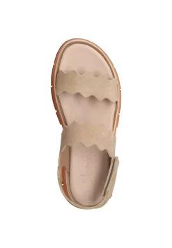 Sandalen Met Plateauzool - Beige -Mode Schoenenwinkel 8f3525b6e6894b5597ffe38ef9cf352f