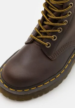 Dr. Martens 1460 Bex Unisex - Veterboots - Dark Brown -Mode Schoenenwinkel 9c02e1d9707e47b5aa44dd87553b3d56