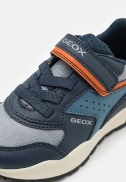 Geox Pavel - Sneakers Laag - Navy/Orange -Mode Schoenenwinkel a215cde30bb94db3bff052e4cf4bf30f