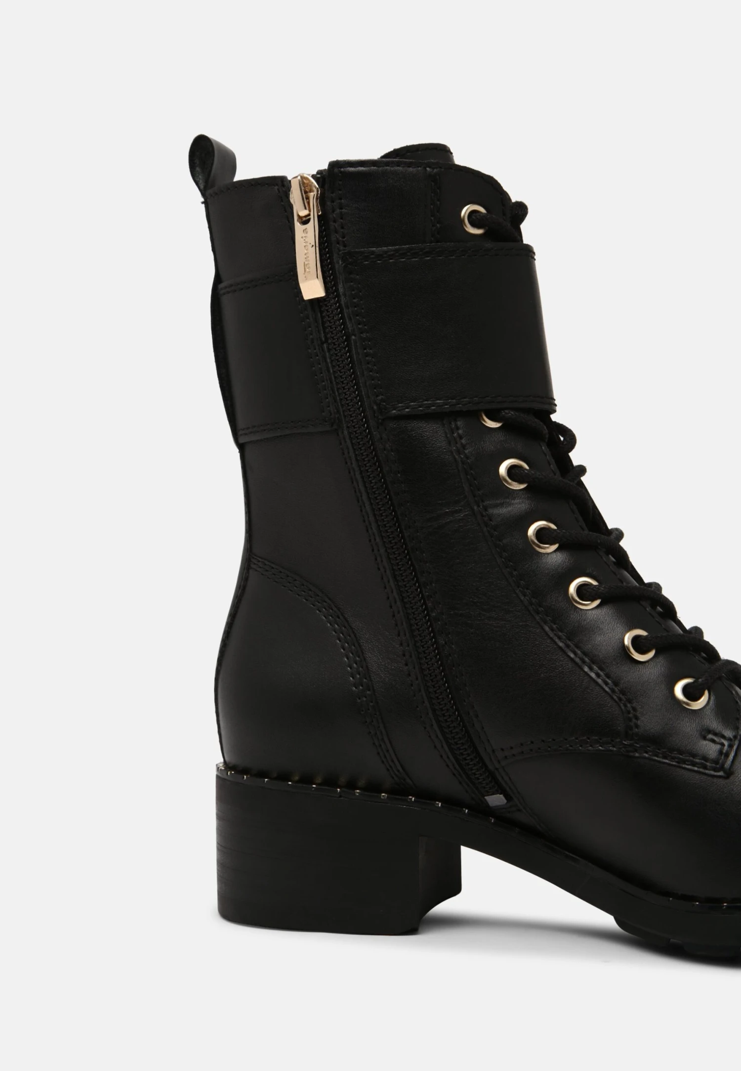 Tamaris Veterboots - Black/Gold 6 Tamaris Veterboots - Black/Gold - Afbeelding 6