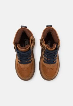 Friboo Leather - Sneakers Hoog - Cognac -Mode Schoenenwinkel a9750accb2f9458cbdedb30dafe51541