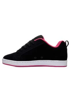 DC SHOES Court Graffik - Sneakers Laag - Black/Pink Stencil -Mode Schoenenwinkel b4b4d268beb44d2eafe0c83d73c1f95f