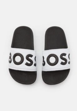 BOSS Kidswear Aqua Slides - Muiltjes - White -Mode Schoenenwinkel b753130d97724059ad50648e2a5f14fb