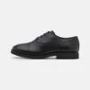 Friboo Leather - Veterschoenen - Black