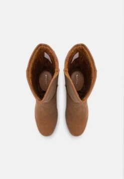 Anna Field Winter Boot - Enkellaarsjes Met Sleehak - Cognac -Mode Schoenenwinkel cffb9f97d1de47db94e1ac2c257045ff