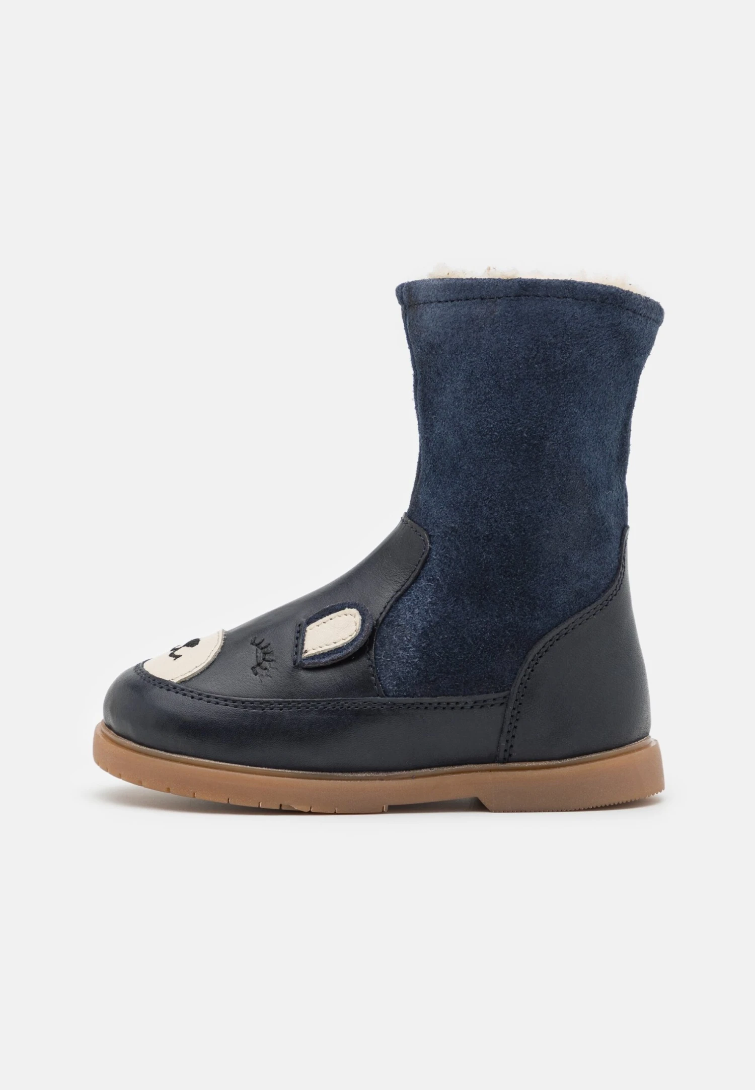 Friboo Leather - Snowboots- Dark Blue 1 Friboo Leather - Snowboots- Dark Blue