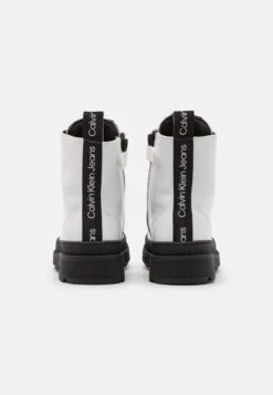 Calvin Klein Jeans Veterboots - White -Mode Schoenenwinkel d8761ded3b2541b99e16a8f3367b58a1