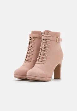 Veterboots - Light Pink -Mode Schoenenwinkel e39d8d69e2a440b58a88a3f6a8248885
