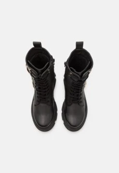 Friboo Leather - Veterlaarzen -Black -Mode Schoenenwinkel ed3972f8174c4cbb9ff5c727f3f2bcb8