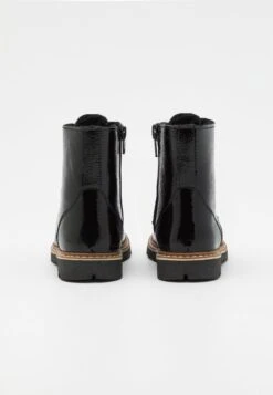 Friboo Leather - Veterboots - Black -Mode Schoenenwinkel f151a34af3f84557b2472202d90e9107